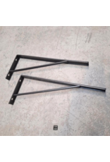 Linea Uno OP=OP Ophangbeugels mat zwart 45 cm nr98