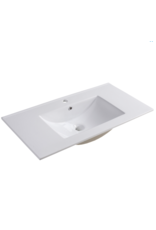 Nordan 80 - Glans wit - Wastafel