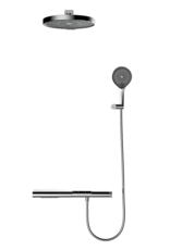 Linea Uno Brausegarnitur eingebaut Hobro (Rostfreier Stahl) - Copy - Copy - Copy - Copy - Copy