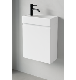 Linea Uno Volda 40 links - Glans wit - Toiletmeubel