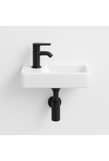 Linea Uno Ares 37 links - Glans wit - Toiletfontein