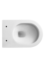 Linea Uno Ravius 48 - Mat wit - Toiletpot met zitting