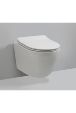 Linea Uno Ravius 48 - Mat wit - Toiletpot met zitting