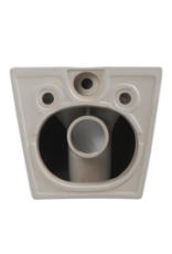 Linea Uno Ravius 48 - Mat wit - Toiletpot met zitting