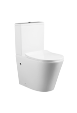 Linea Uno Tara 61 - Glans wit - Staand toiletset