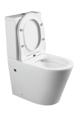 Linea Uno Tara 61 - Glans wit - Staand toiletset