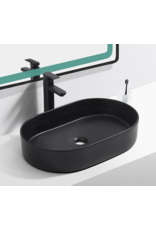 Linea Uno Rogas 50 - Mat zwart - Waskom