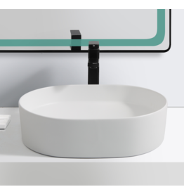 Linea Uno Rogas 50 - Mat wit - Waskom