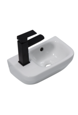 Linea Uno Zara 36 links - Glans wit - Toiletfontein
