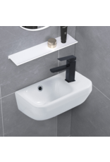 Linea Uno Zara 36 rechts - Glans wit - Toiletfontein