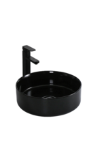 Linea Uno Alko 37 - Glans zwart - Waskom
