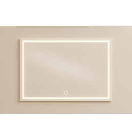 Linea Uno Raflad 100 x 60 - Frameloos - Spiegel