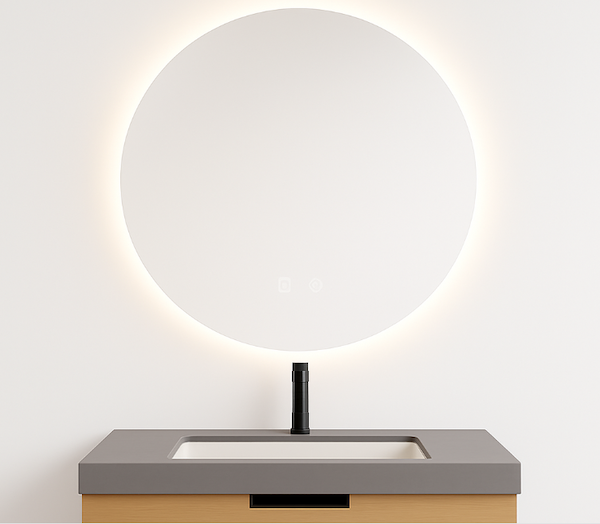 Ekeby 60 x 60 - Frameloos - Spiegel