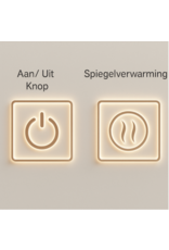 Linea Uno Varden 80 x 50 - Frameloos - Spiegel