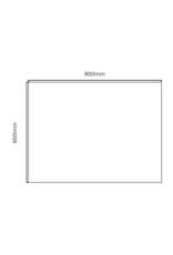 Linea Uno Varden 80 x 60 - Frameloos - Spiegel