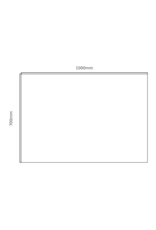 Linea Uno Varden 100 x 70 - Frameloos - Spiegel