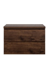 Linea Uno Orsa 80 - Walnoot - Badmeubel