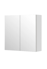 Linea Uno Rova 80 x 60 - Glans wit - Spiegelkast