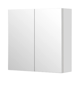 Linea Uno Rova 80 x 60 - Glans wit - Spiegelkast