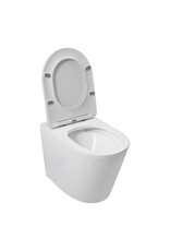 Linea Uno Kormus 56 - Glans wit - Staand toiletset