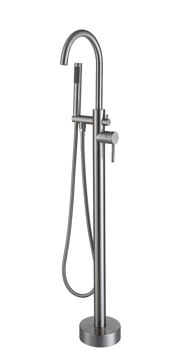 Mosni - Gun metal - Vrijstaande kraan