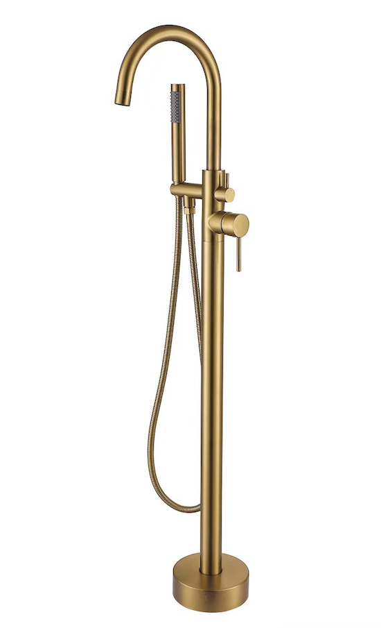 Mosni - Goud - Vrijstaande kraan