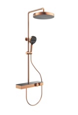 Linea Uno Tormi - Rosé goud - Thermostaat doucheset opbouw
