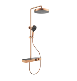Linea Uno Tormi - Rosé goud - Thermostaat doucheset opbouw