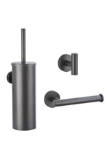 Linea Uno Sala - Gun metal - Accessoire set