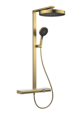 Linea Uno Zula - Goud - Piano button - Doucheset opbouw