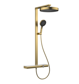 Linea Uno Zula - Goud - Piano button - Doucheset opbouw