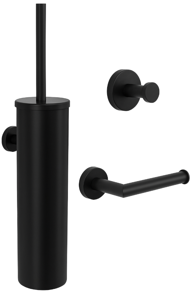 Sala - Mat zwart - Accessoire set