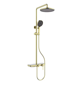 Linea Uno Tormi - Goud - Thermostaat doucheset opbouw