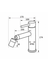 Linea Uno Latvia - RVS - Bidetkraan