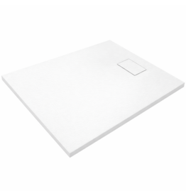 Linea Uno Numa 90x90 cm - Mat wit - Douchebak