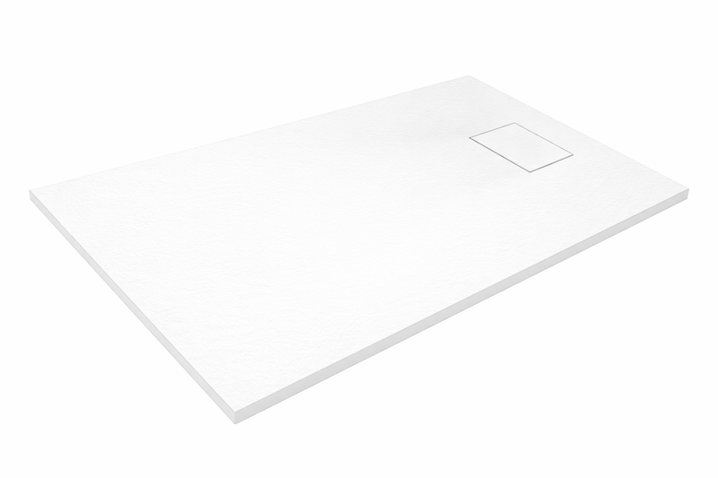 Numa 120x90 cm - Mat wit - Douchebak