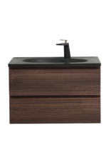 Linea Uno Elda 80 - Walnoot - Badmeubel