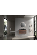 Linea Uno Elda 100 - Walnoot - Badmeubel