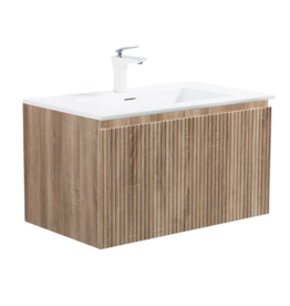 Linea Uno Havi 80 - Licht eiken - Badmeubel