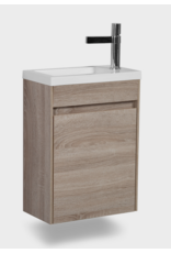 Linea Uno Seki 40 - Licht eiken - Toiletmeubel