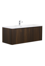 Linea Uno Sano 80 - Walnoot - Badmeubel