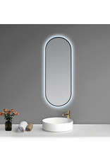 Linea Uno Elor 60 x 80 - Mat zwart - Spiegel