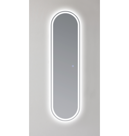 Linea Uno Riel 50 x 150 - Frameloos - Spiegel