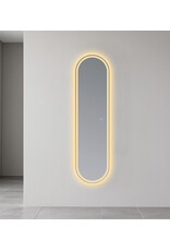 Linea Uno Riel 50 x 150 - Frameloos - Spiegel