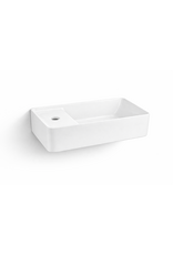 Linea Uno Ludvik 43 - Glans wit - Toiletfontein