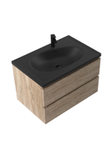 Linea Uno Elda 80 - Licht eiken - Badmeubel