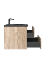 Linea Uno Elda 80 - Licht eiken - Badmeubel