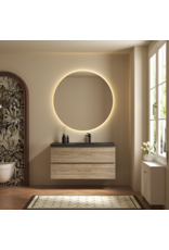 Linea Uno Elda 100 - Licht eiken - Badmeubel