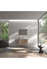 Linea Uno Sano 80 - Licht eiken - Badmeubel