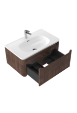 Linea Uno Alve 80 - Walnoot - Badmeubel